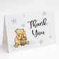 Winnie the Pooh Winter Thank You Card