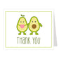 Avocado Baby Shower Thank You Card