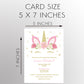 Unicorn Baby Shower Invitation