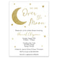 Over the Moon Baby Shower Invitation