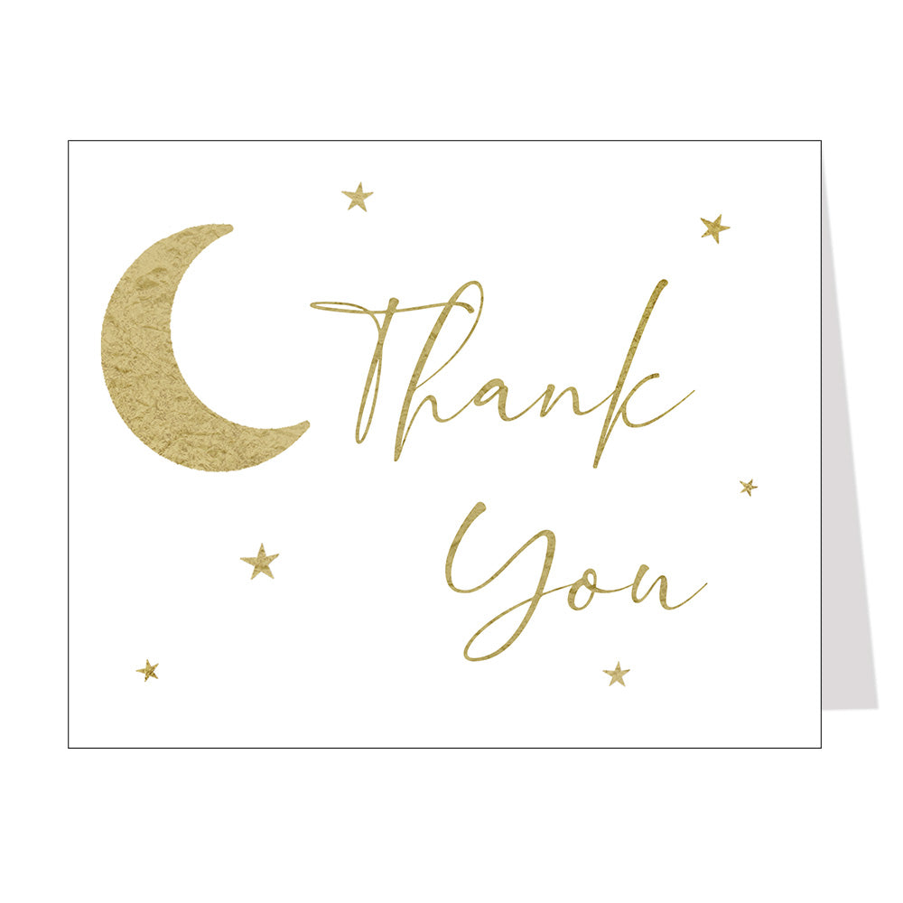 Over the Moon Thank You Card