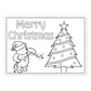 Winnie the Pooh Christmas Coloring Cards, Set of 12
