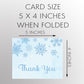 Winter Wonderland Thank You Card