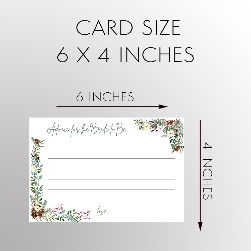 winter-wonderland-bridal-shower-advice-cards-the-invite-lady for Free Printable Advice For The Bride Cards Winter Wonderland Bridal Shower Advice Cards – The Invite Lady for Free Printable Advice For The Bride Cards