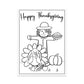 Autumn Coloring Cards Set of 12