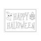Boo Coloring Cards, Set of 12