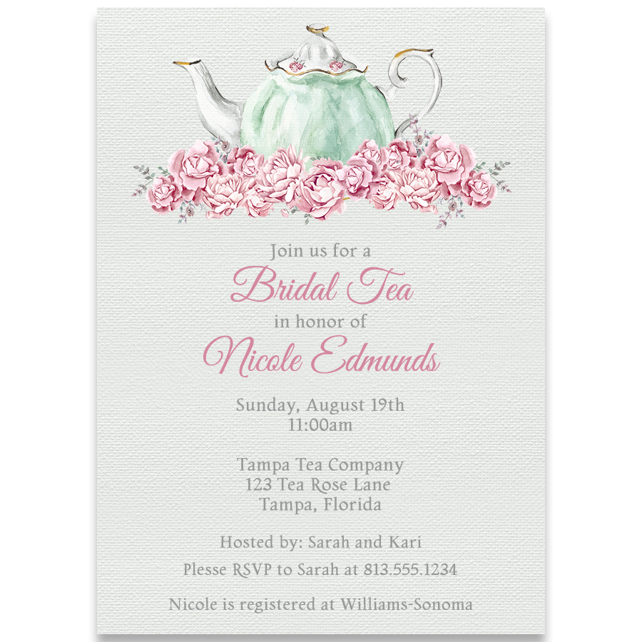 Bridal Tea Invitation