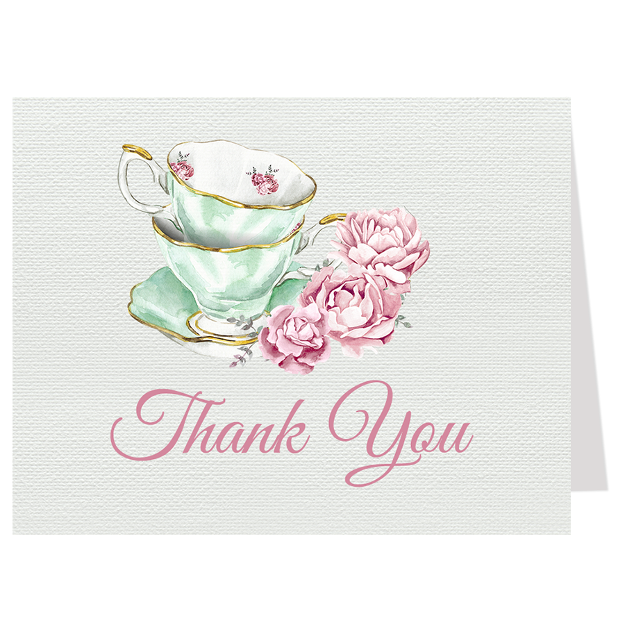 Bridal Tea Thank You Card