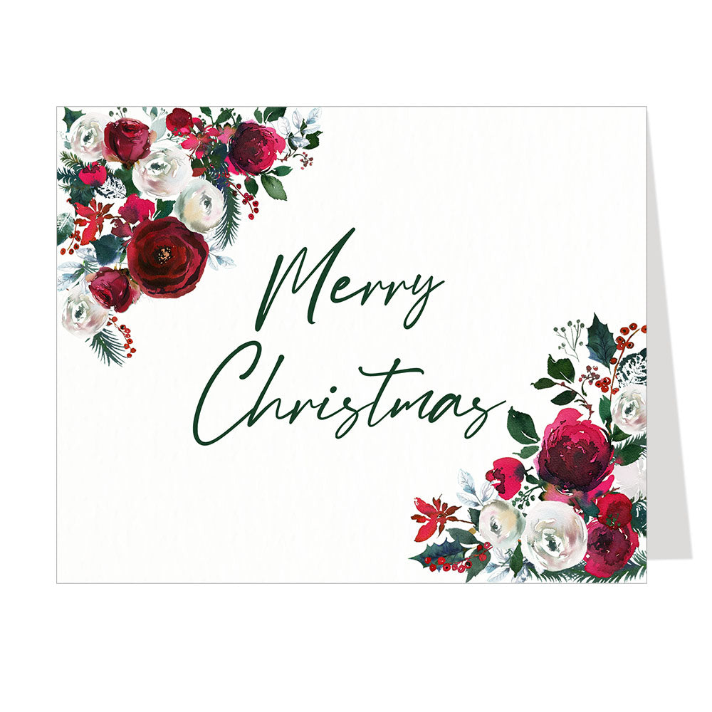 Floral Christmas Card