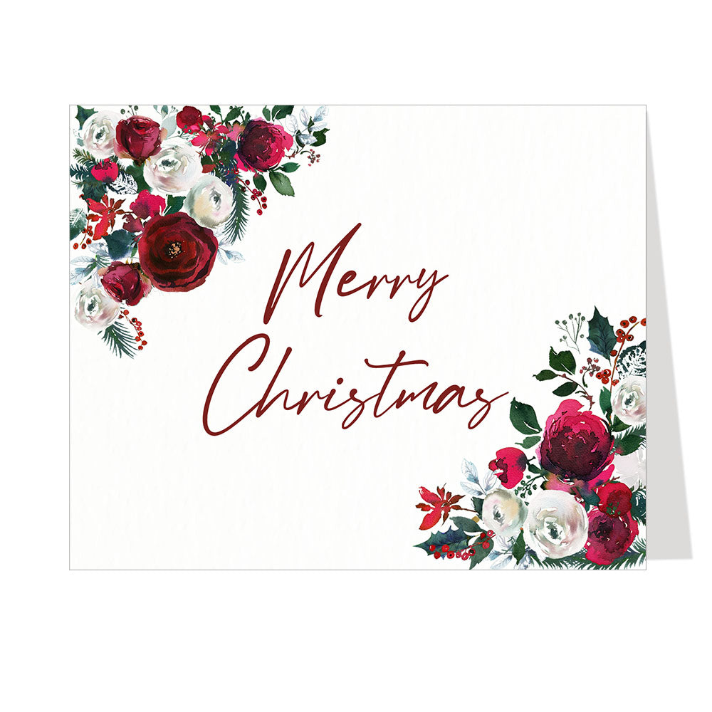 Floral Christmas Card