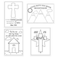 Bible Stories Coloring Cards, Set of 12