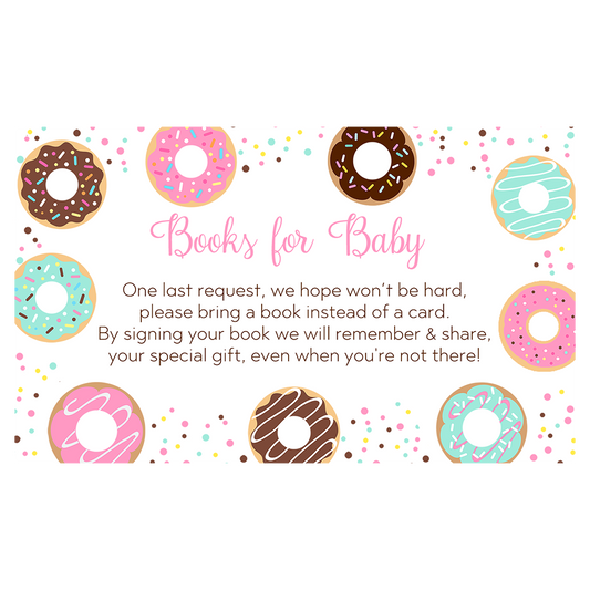 Donut Oh Baby Book Insert