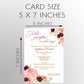 Floral Pumpkin Baby Shower Invitation