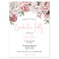 Floral Graduation Invitation