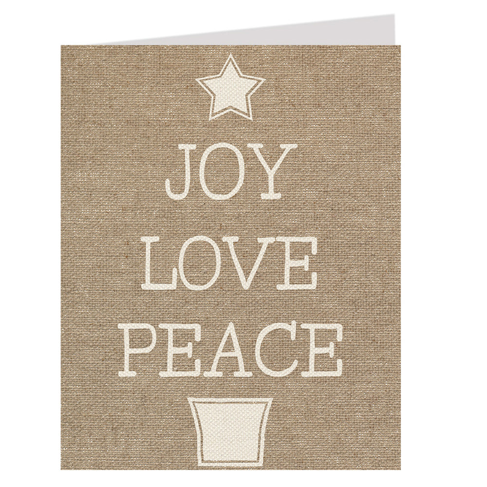 Joy Love and Peace Christmas Cards