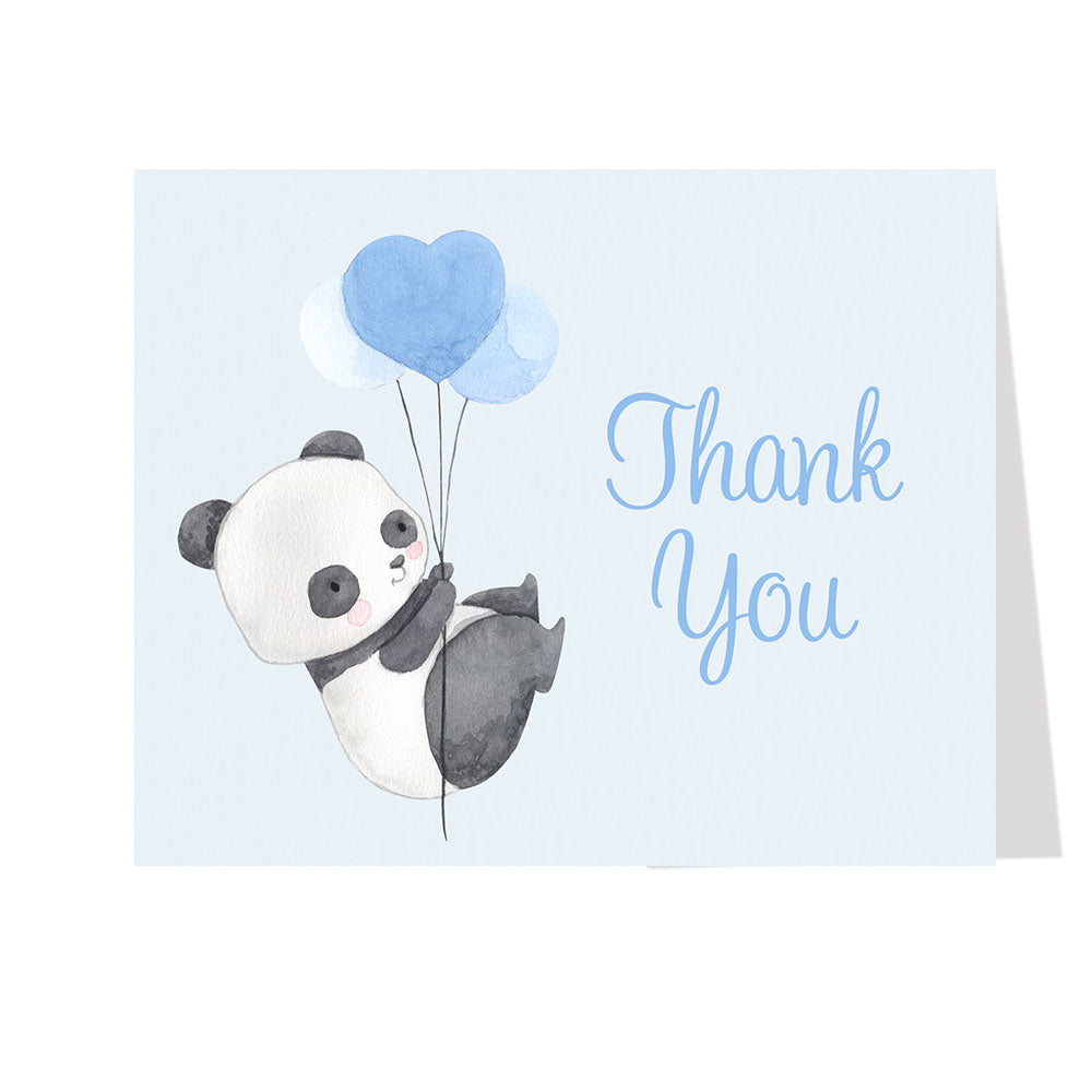 Panda Baby Shower Thank You Card