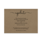 Kraft Postponement Announcement Cards