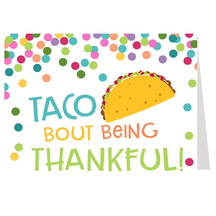 Taco 'Bout A Baby, Thank You Card