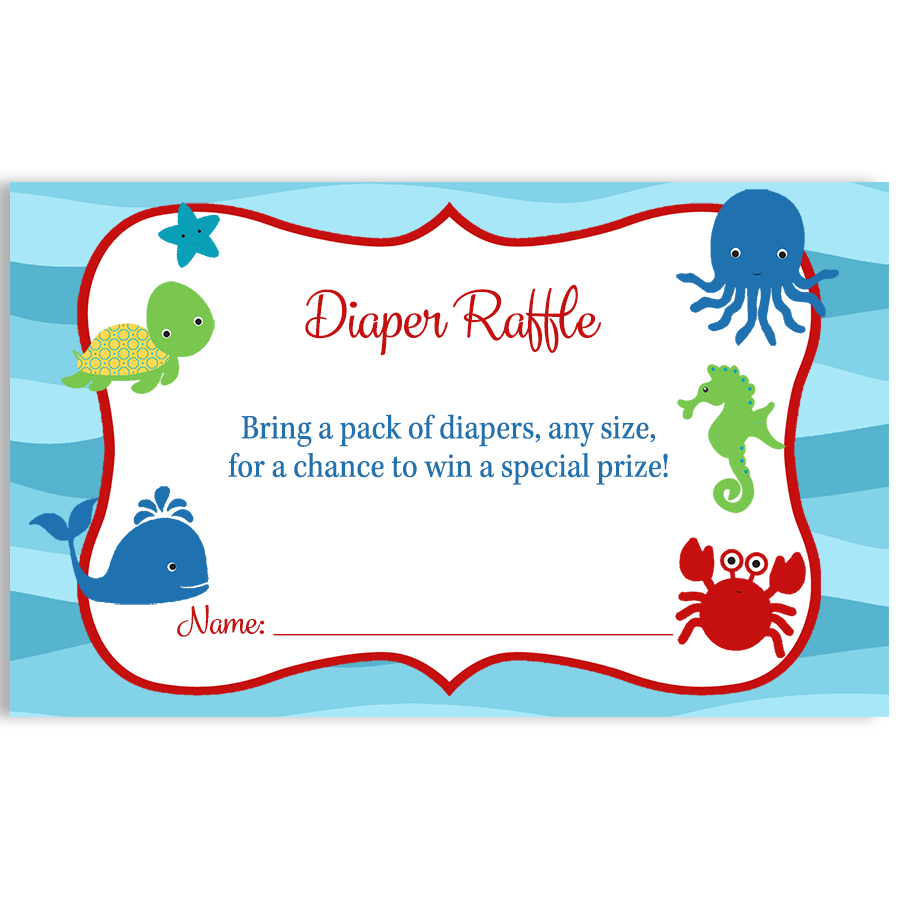 Under the Sea, Diaper Ticket