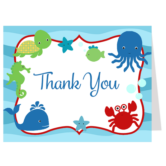 Under the Sea, Thank You Card