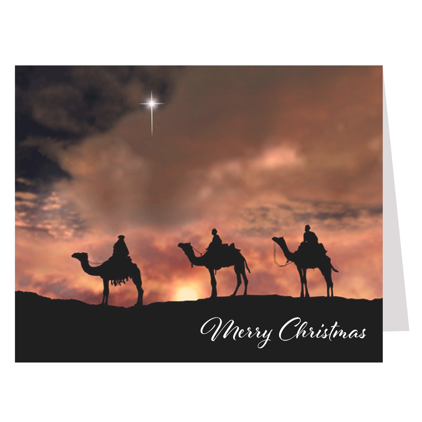 Three Wise Men Christmas Card