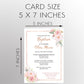 Floral Corners Invitation