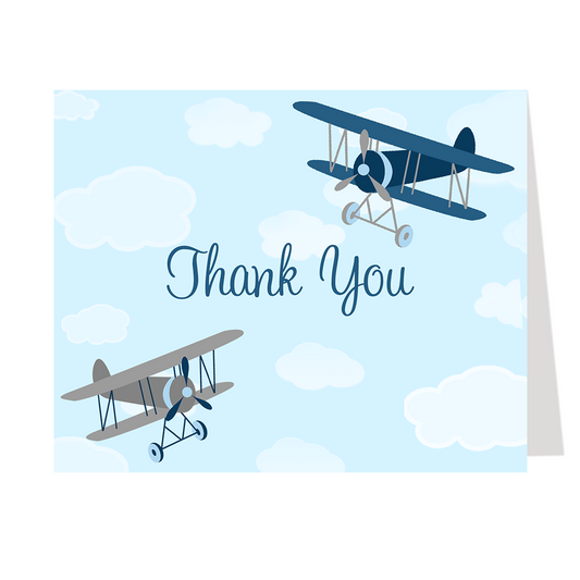 Up Up and Away Thank You Card
