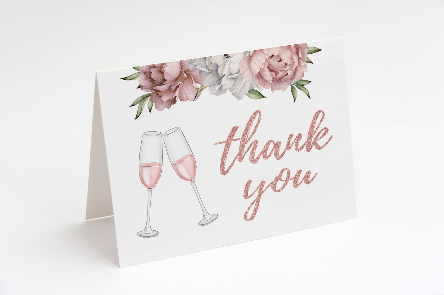 Brunch and Bubbly Thank You Card