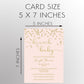 Brunch for Baby Pink Invitation