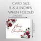 Floral Christmas Card