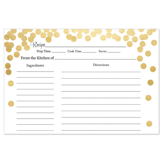Brunch and Bubbly Recipe Card