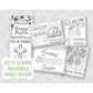 Easter Coloring Greeting Cards, Set of 12