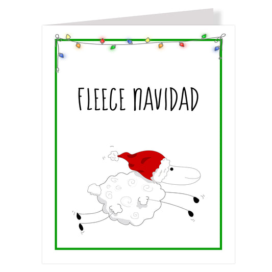 Fleece Navidad Holiday Greeting Card