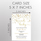 A Brunch for Baby Gold Baby Shower Invitation