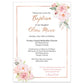 Floral Corners Invitation