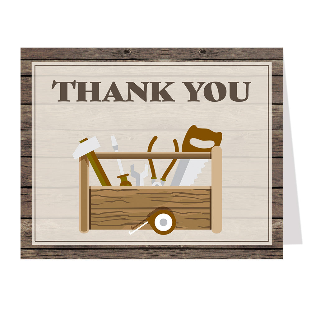 Tool Groom Shower Thank You Card