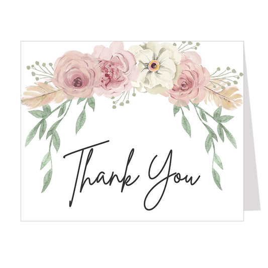 Watercolor Floral Thank You Tags - Baby Shower Bridal Shower Thank You –  CraftyKizzy